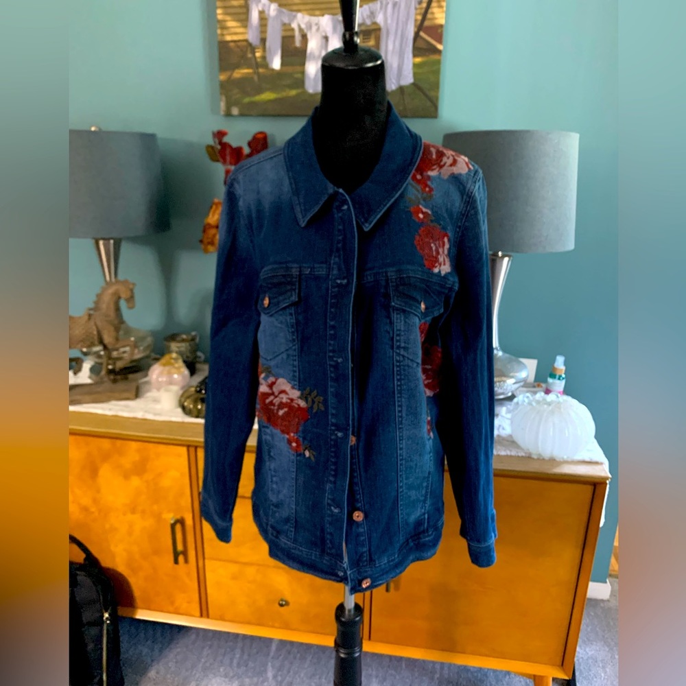 Embroidered Jean jacket